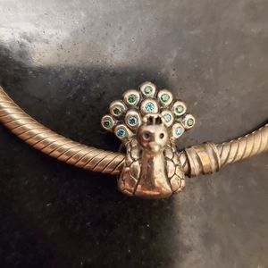 Pandora Peacock charm